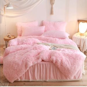 Duvet cover, 2 pillow cases, bed skirt